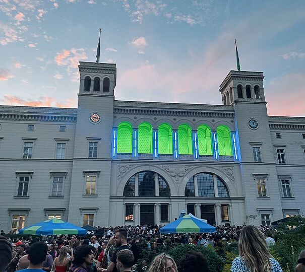 Berlin Beats im Garten des Hamburger Bahnhofs in Berlin