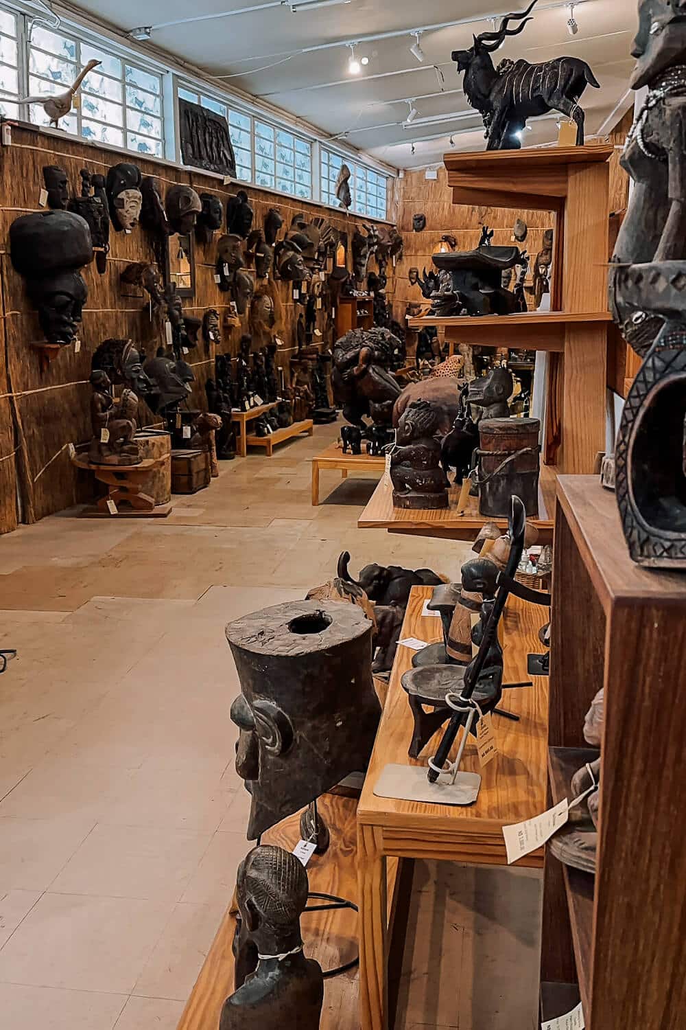 Kunst in der Bushmann's Art Gallery in Windhoek