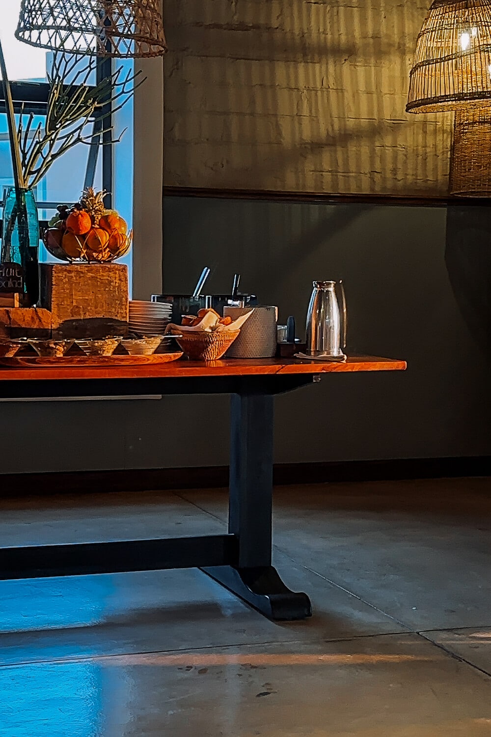 Damaraland Lodge, Namibia Frühstücksbuffet in der Damaraland Lodge, Namibia