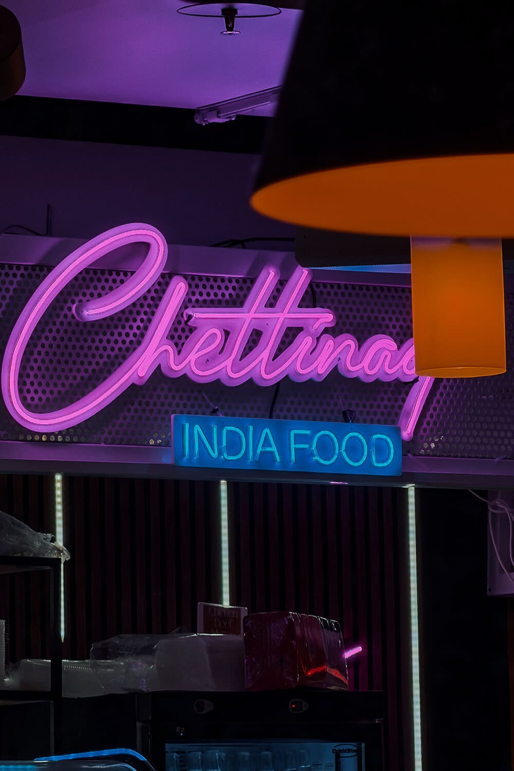 Manifesto Market Berlin Stand für indisches Essen im Manifesto Market in Berlin