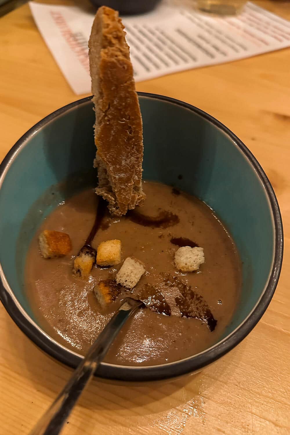 Weihnachtsmarkt Weinlobbyist Berlin maronensuppe auf dem Weihnachtsmarkt des Weinlobbyist in Berlin-Schöneberg