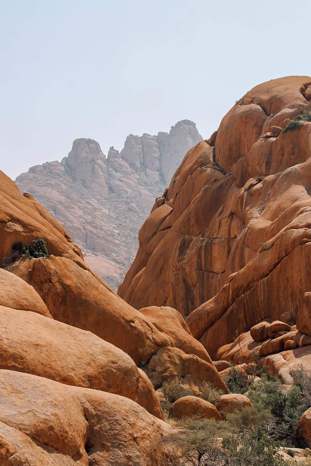 Nationalpark Spitzkoppe Namibia Bergkonstellation im Nationalpark Spitzkoppe in Namibia