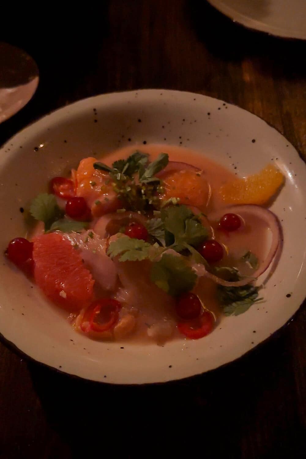 Frau Mittenmang Berlin Ceviche als Vorspeise im Frau Mittenmang in Berlin