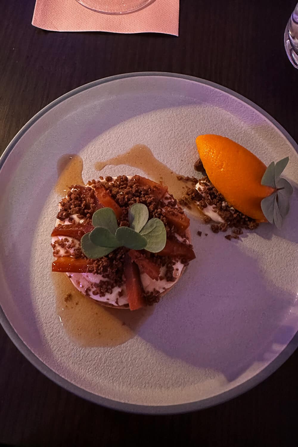 Frederick's Berlin No-bake Quittentörtchen als Dessert im Frederick's in Berlin