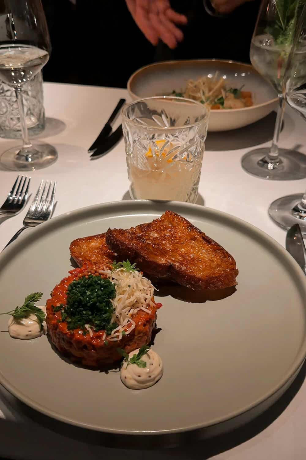 Rivo Spreeterrassen Berlin Steak Tartar im Rivo Spreeterrassen in Berlin