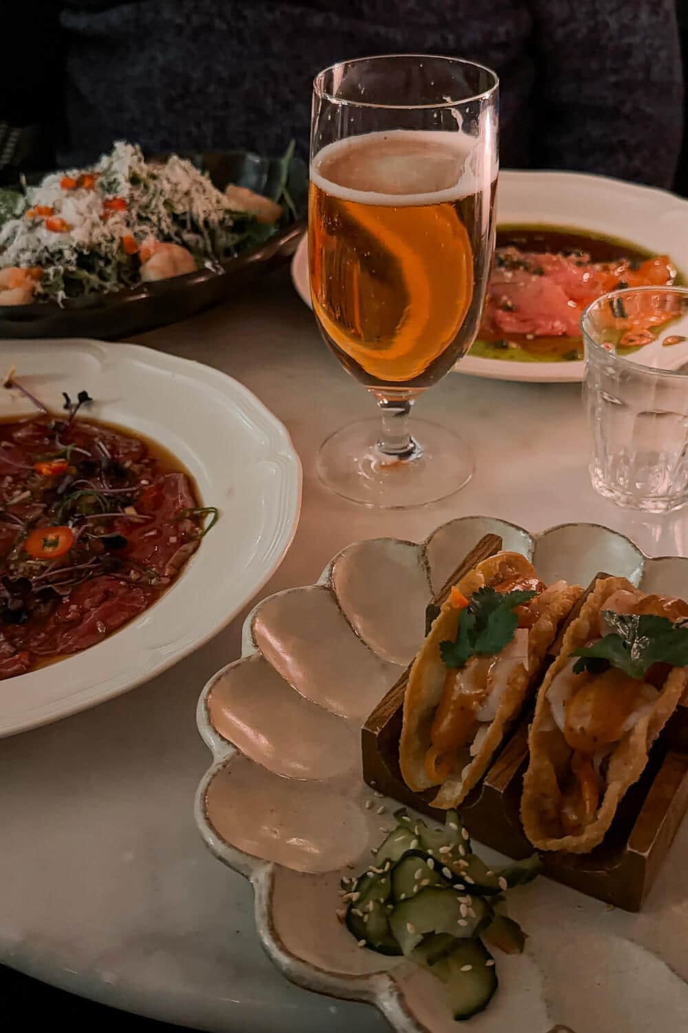 Kai Bar Berlin Test-Menü Gang der Kai Bar in Berlin